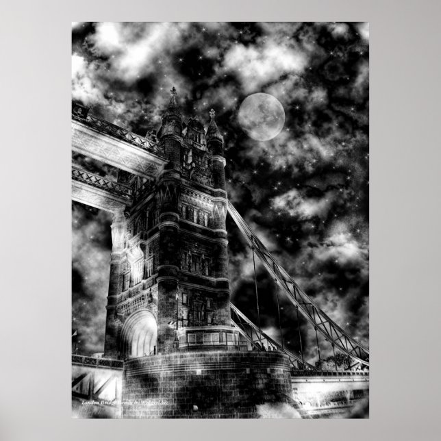 Póster del remix oscuro de London Bridge (Frente)