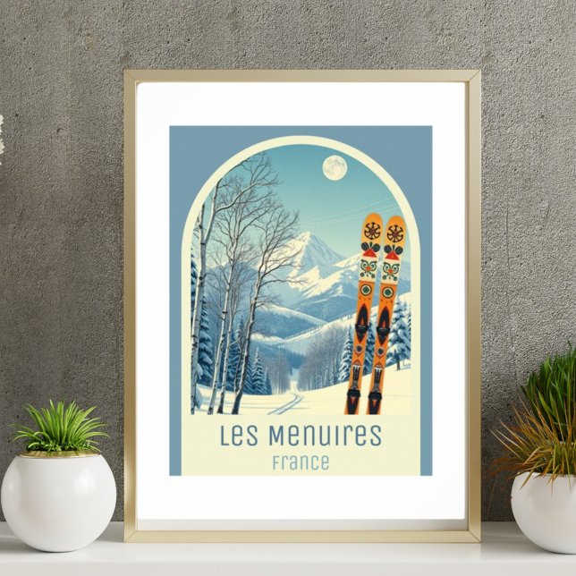 Póster del resort de esquí Les Menuires (Subido por el creador)