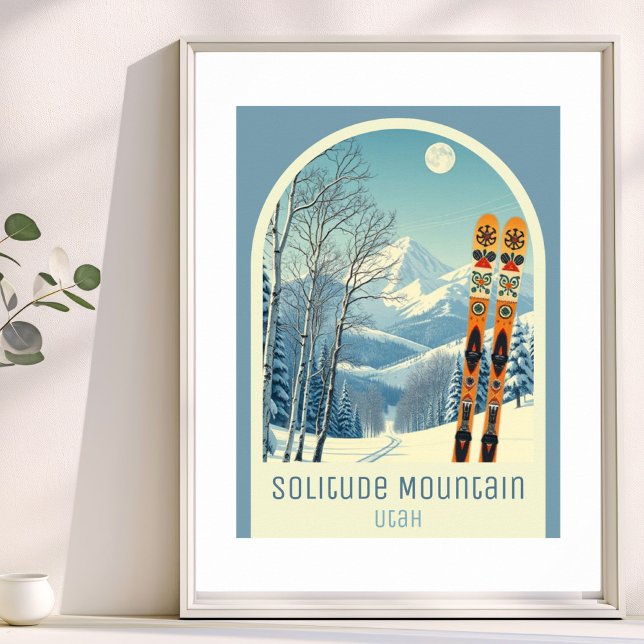 Póster del resort de esquí Solitude Mountain Utah (Subido por el creador)