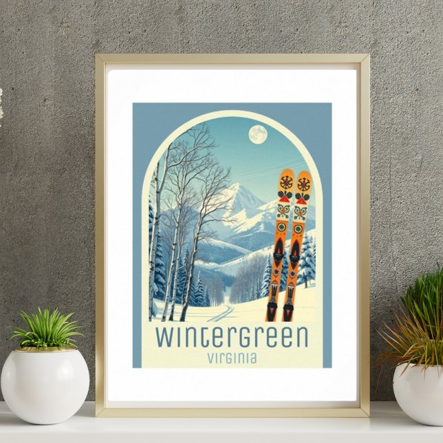 Póster del resort de esquí Wintergreen Virginia (Subido por el creador)