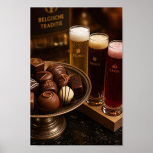 Póster del Ritual de Cerveza y Chocolate Belga
