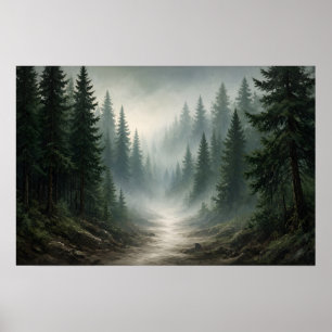 Póster del Santuario del Velo de Musgo Camino del