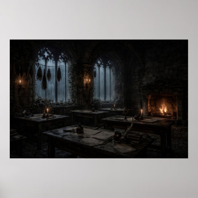 Póster del Scriptorium Embrujado (Frente)
