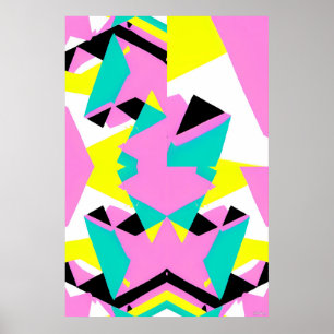 Póster del segundo diseño Memphis del bebé