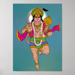 Póster del Señor Hanuman