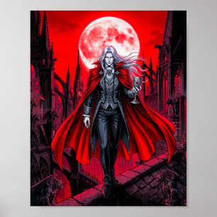 Póster del Señor Vampiro Gótico