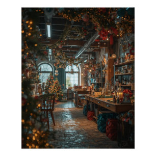 Póster del taller de Navidad