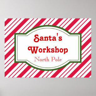 Póster del taller de Santa
