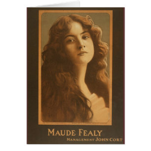 Poster del teatro del vintage de Maude Fealy