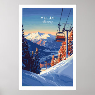 Póster del telesilla de Ylläs 1
