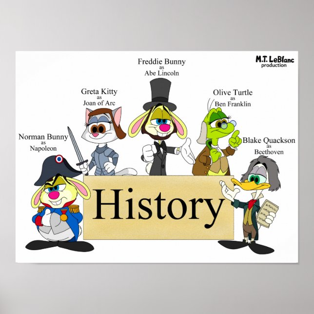 póster del tema de Freddie History (Frente)