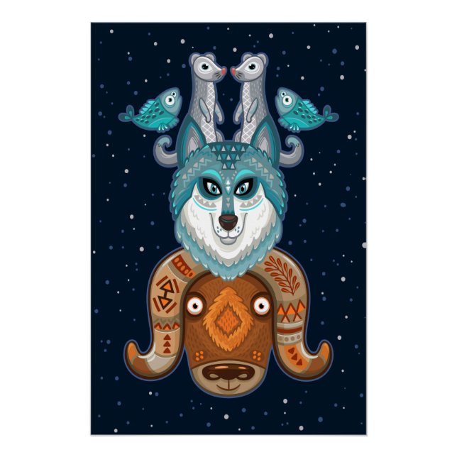 Poster del Totem Animal (Anverso)