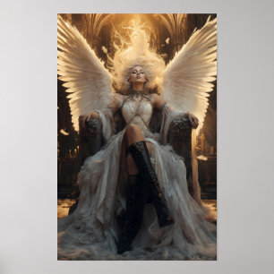 Póster del Trono Celestial de Gracia y Fuego