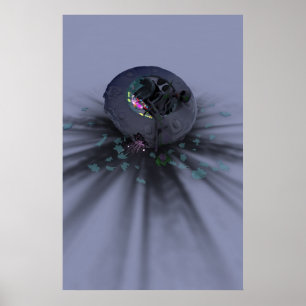 Póster Del UFO del tortazo poster abajo