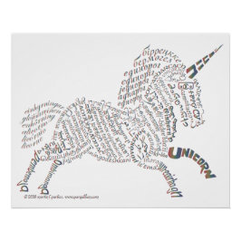 Póster del Unicornio Mundial