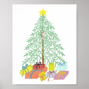 Póster del valor del árbol de Navidad