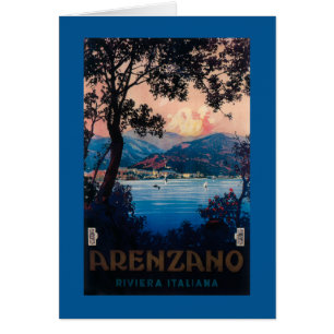 Poster del viaje de Riviera del italiano