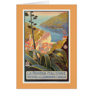Poster del viaje de Riviera del italiano de