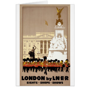 Poster del viaje del vintage de Londres restaurado