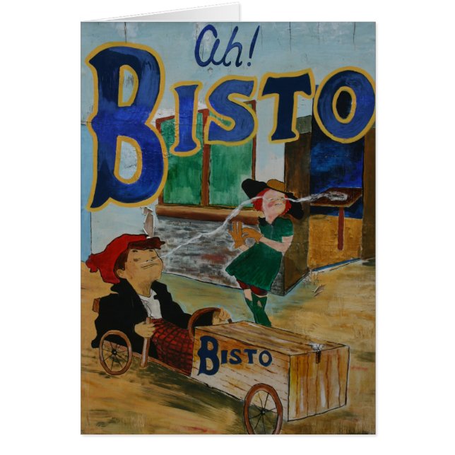 Poster del vintage de Bisto (Frente)