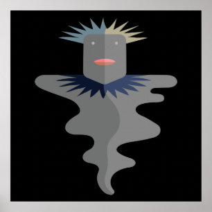 Póster Dela-alia Retrato Oficial de Insulo Clupkitz