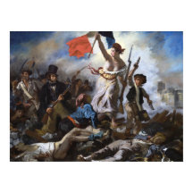 Delacroix La Libertad guiando al pueblo