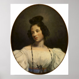 Póster Delacroix - Retrato