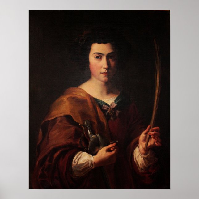 Póster Delacroix-Saint Catherine (Frente)