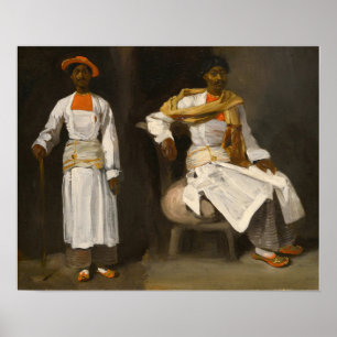 Póster Delacroix - Trajes