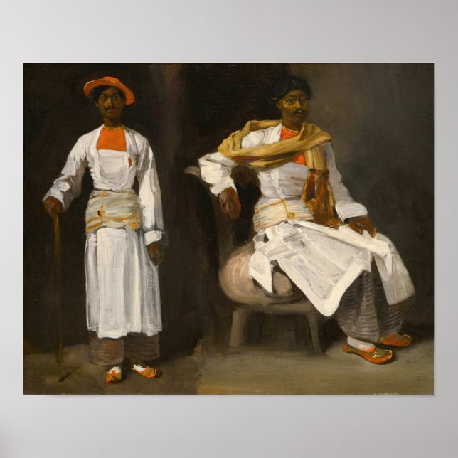 Póster Delacroix - Trajes (Frente)