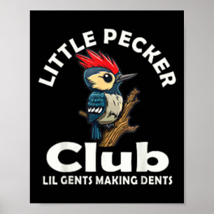 Póster Delantero De Pequeño Club De Pecker