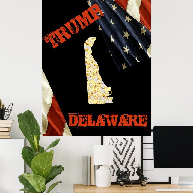 PÓSTER DELAWARE  (Oficina en casa)