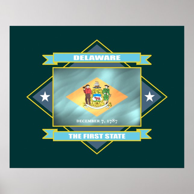 Póster Delaware Diamond (Frente)