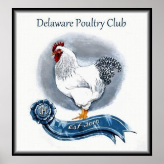 Póster Delaware Poultry Club Poster