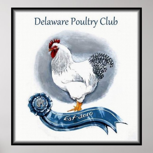 Póster Delaware Poultry Club Poster (Frente)