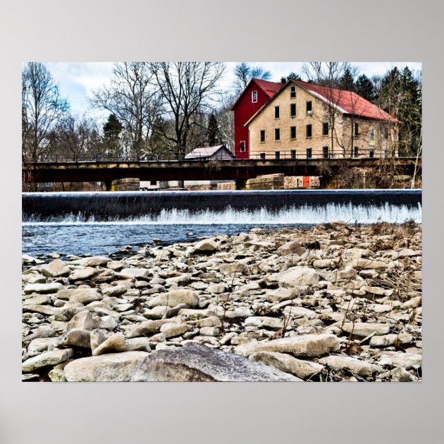 Póster Delaware Riverside (Frente)