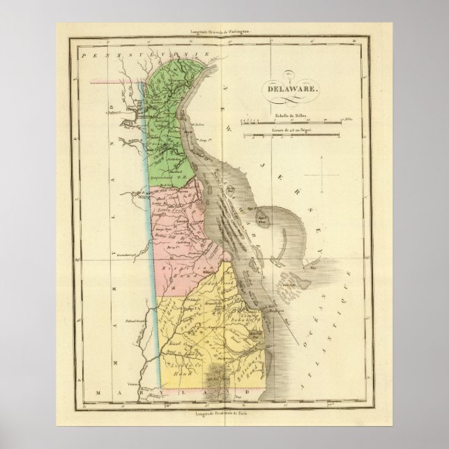 Póster Delaware US (Frente)