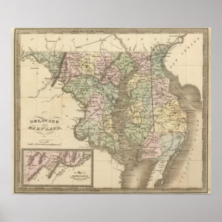 Póster Delaware y Maryland 2