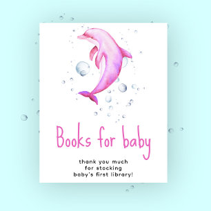 Póster Delfín acuarela - Libros para bebé