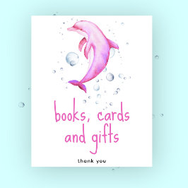 Póster Delfín acuarela - Libros tarjetas y regalos