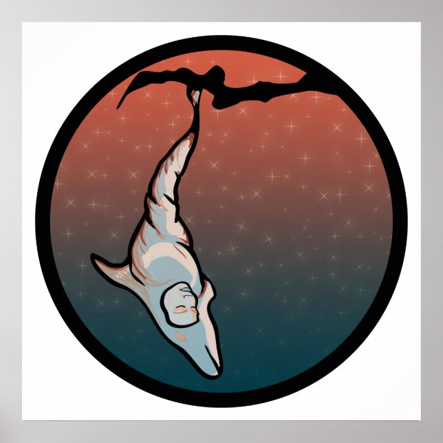 Póster delfín cocoon (Frente)