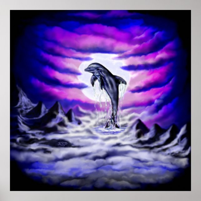 Póster Delfín lúfono (Frente)