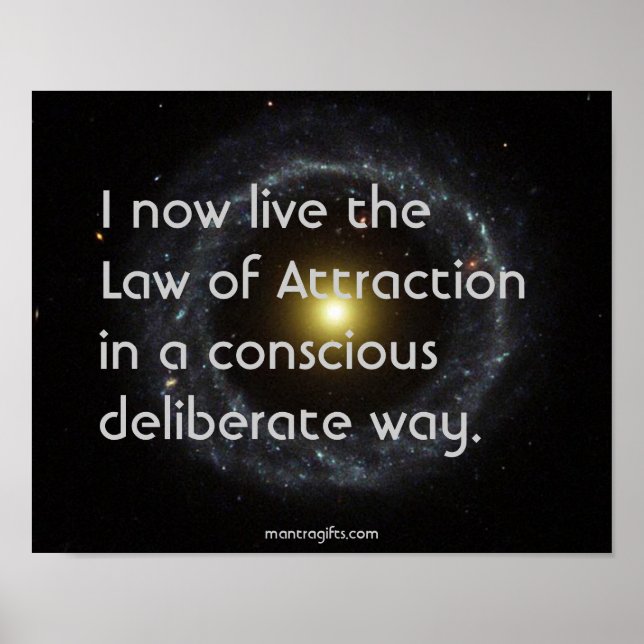 Póster Deliberately Living (Frente)