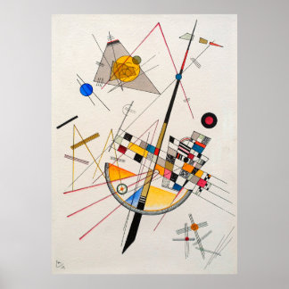 Póster Delicate Tension (1923) by Wassily Kandinsky