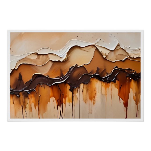 Póster Délices Glacés et Gourmandises Fondantes (Anverso)