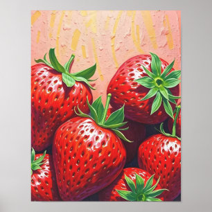 Póster Delicia de Fresa