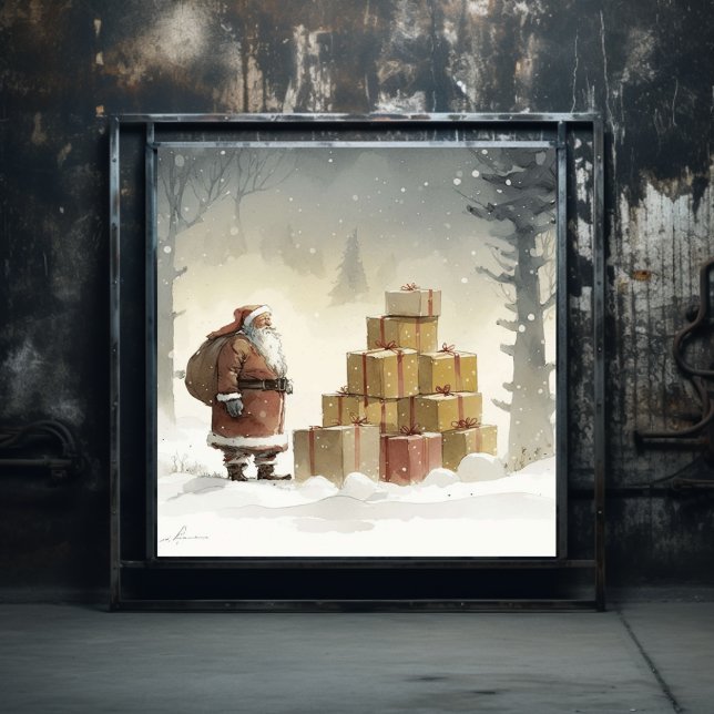 Póster Delicia festiva: Santa Americana Africana (Subido por el creador)