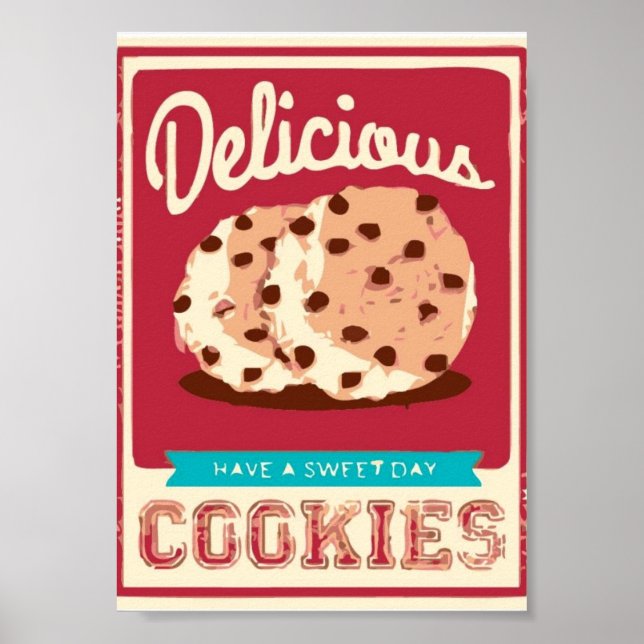Póster Deliciosas Cookies (Frente)