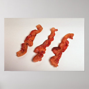 Póster Delicioso bacón cocido
