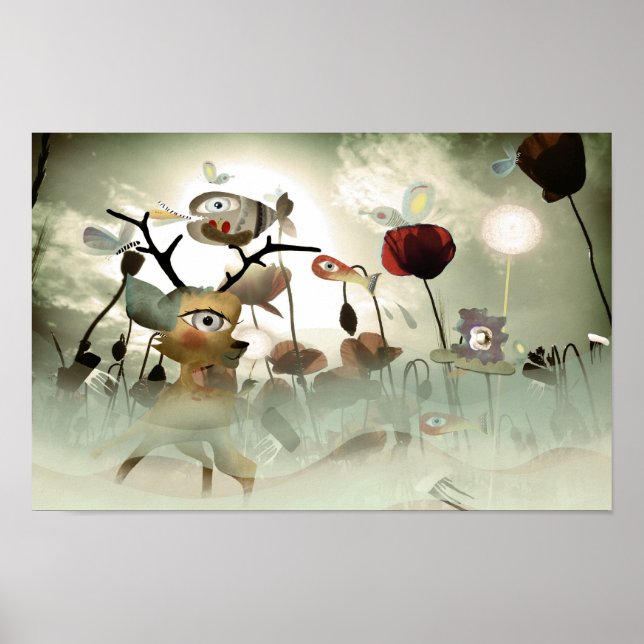 Póster Delicioso luz y transparencia (Frente)